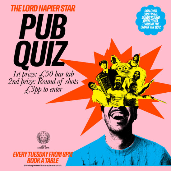 Lord Napier Star Pub Quiz