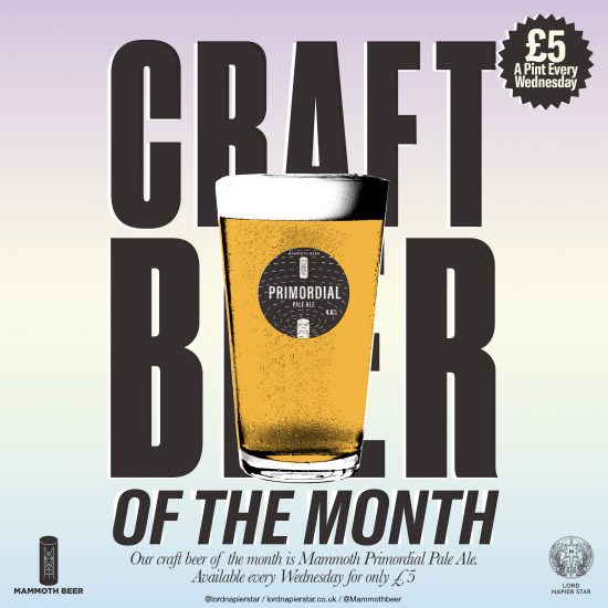 Craft Beer Wednesdays - £5 Per Pint