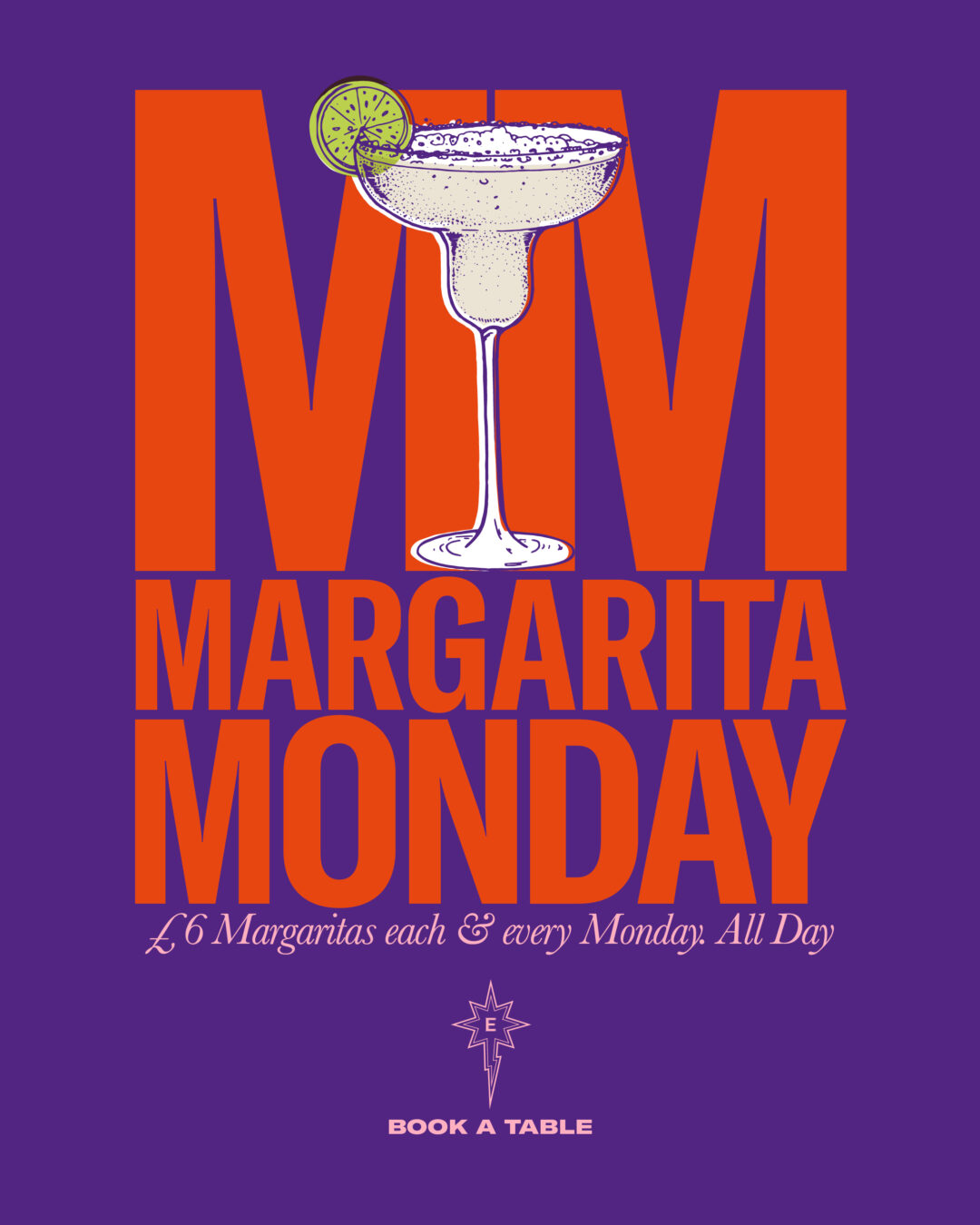 £6 Margarita Monday - Monday 2nd November