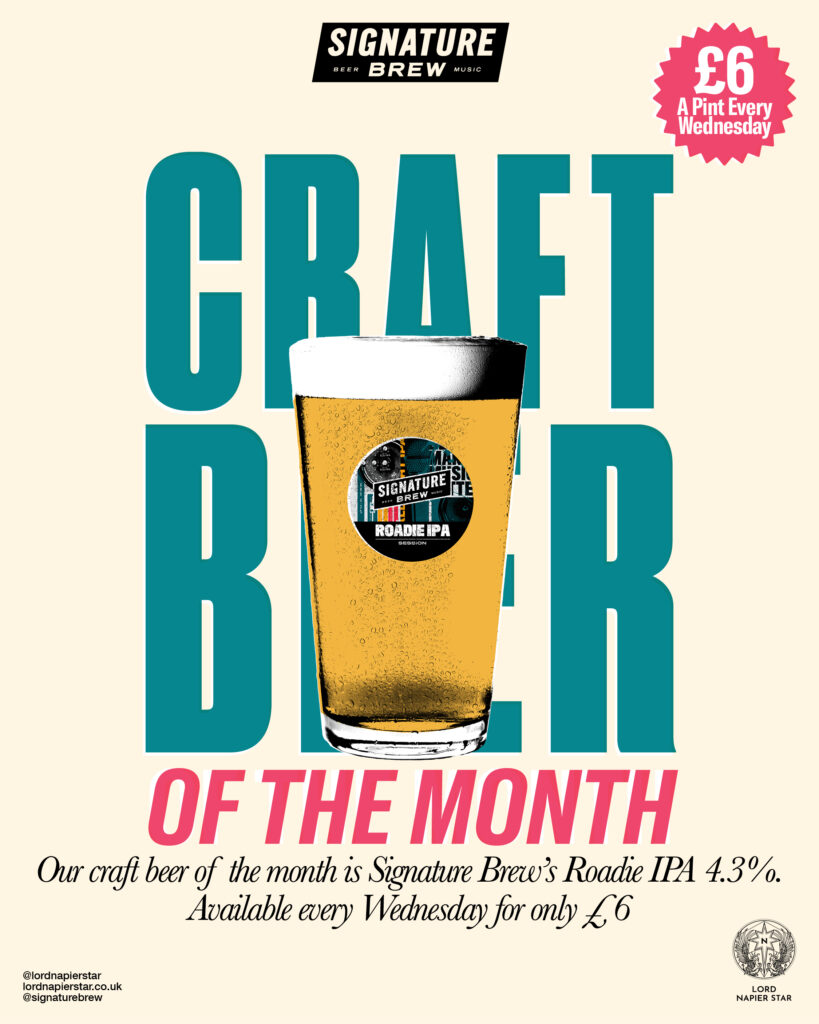 Craft Beer Wednesdays – £6 Per Pint: Signature Brewery Roadie IPA