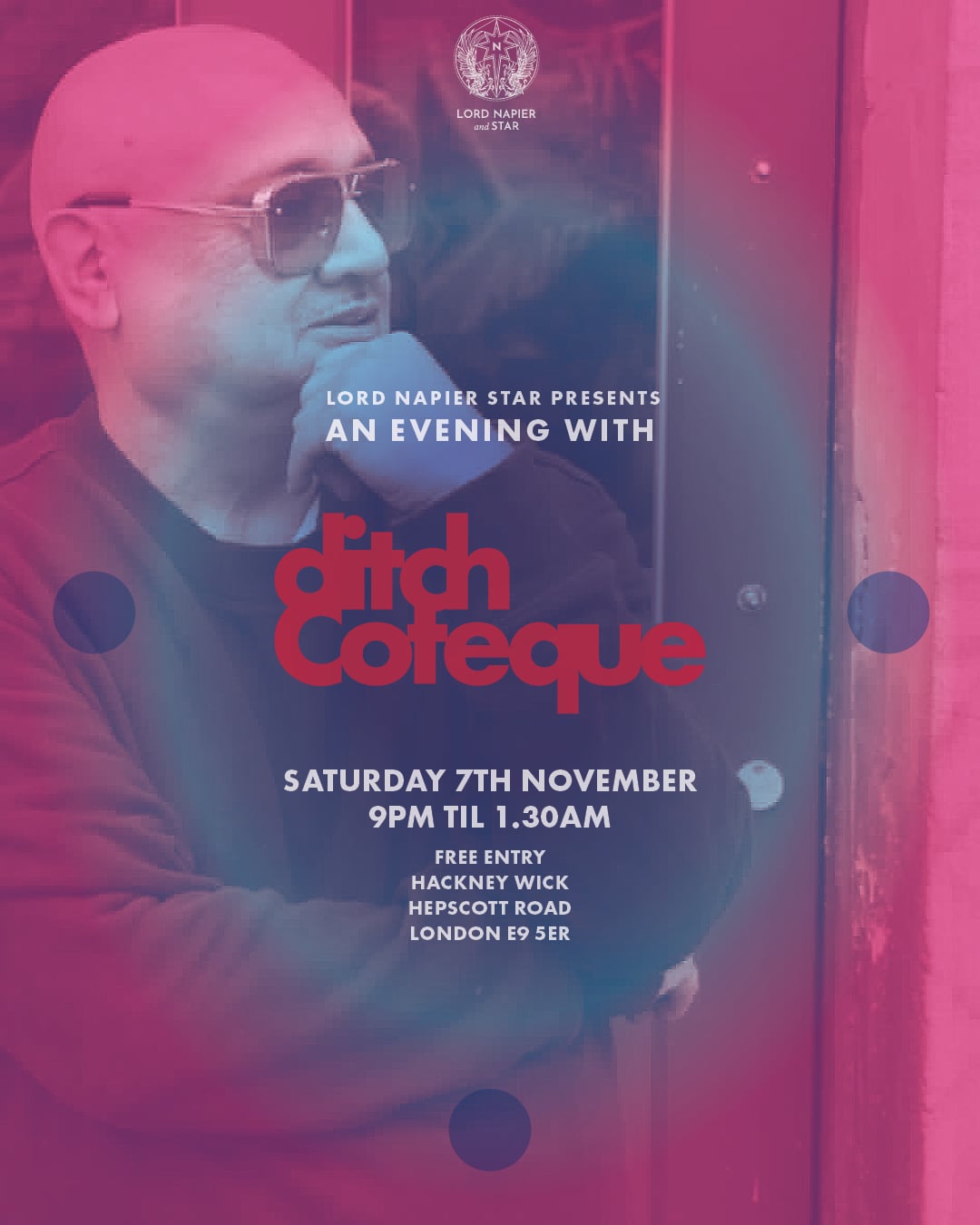 DITCHCOTEQUE SESSIONS - Saturday 7th November